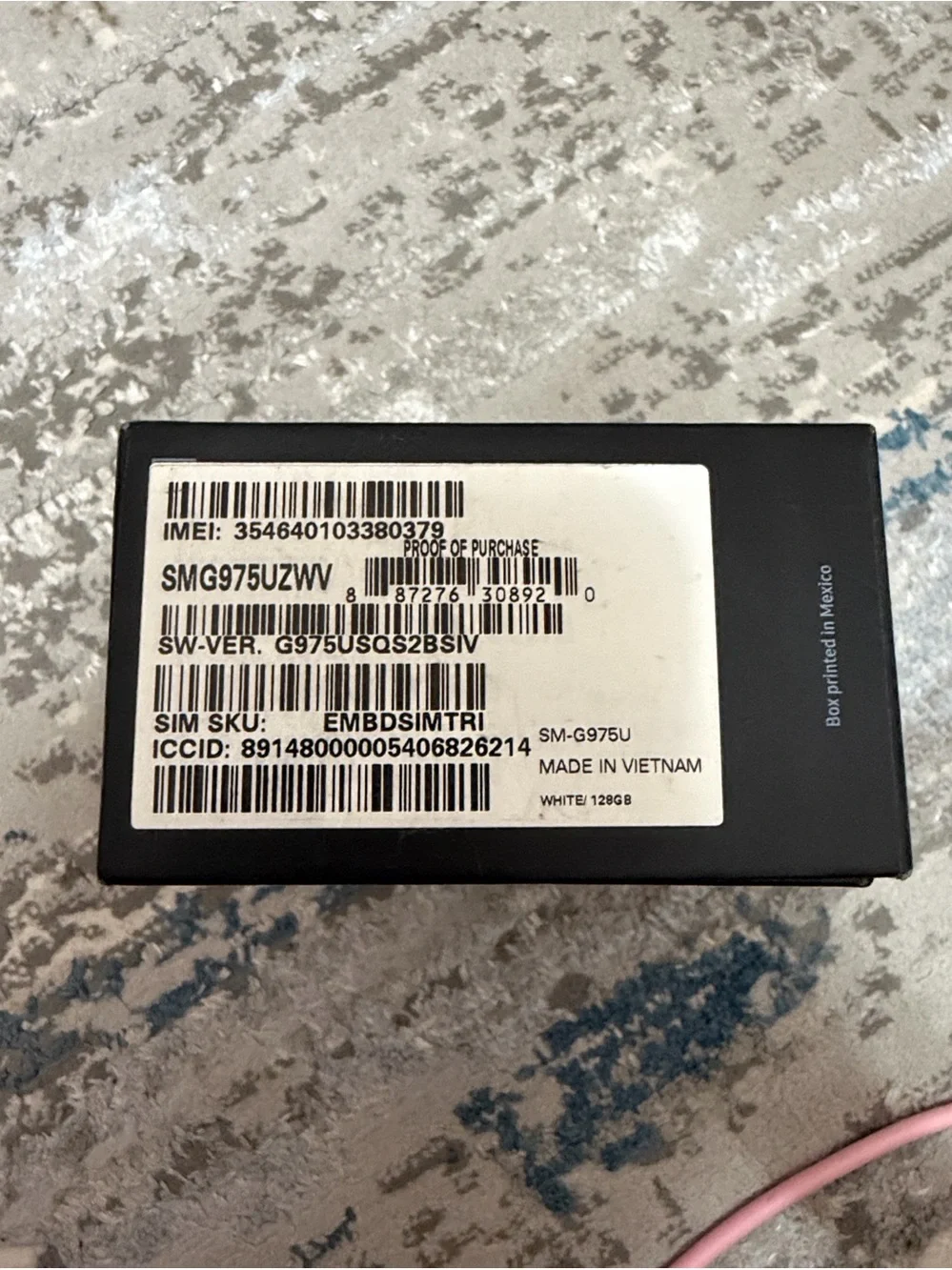 Samsung Galaxy A51 128GB Verizon Cracked Screen/Camera For Parts or Repair